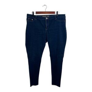 Michael Kors Women's Navy Jegging Skinny Jeans Size 14 Petite